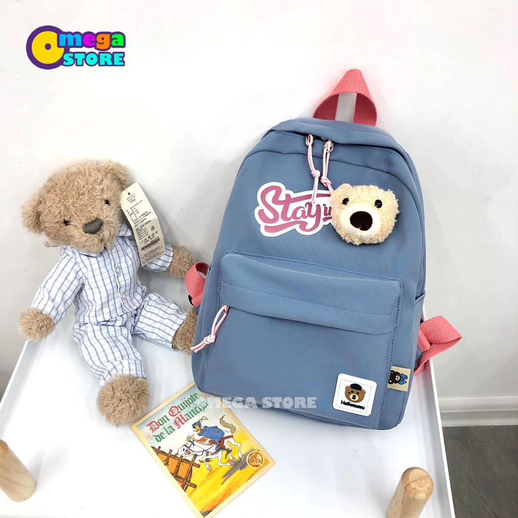 [O&amp;S] Tas Sekolah Anak TK SD SMP Mini Karakter Beruang Lucu Backpack Unisex-OS204