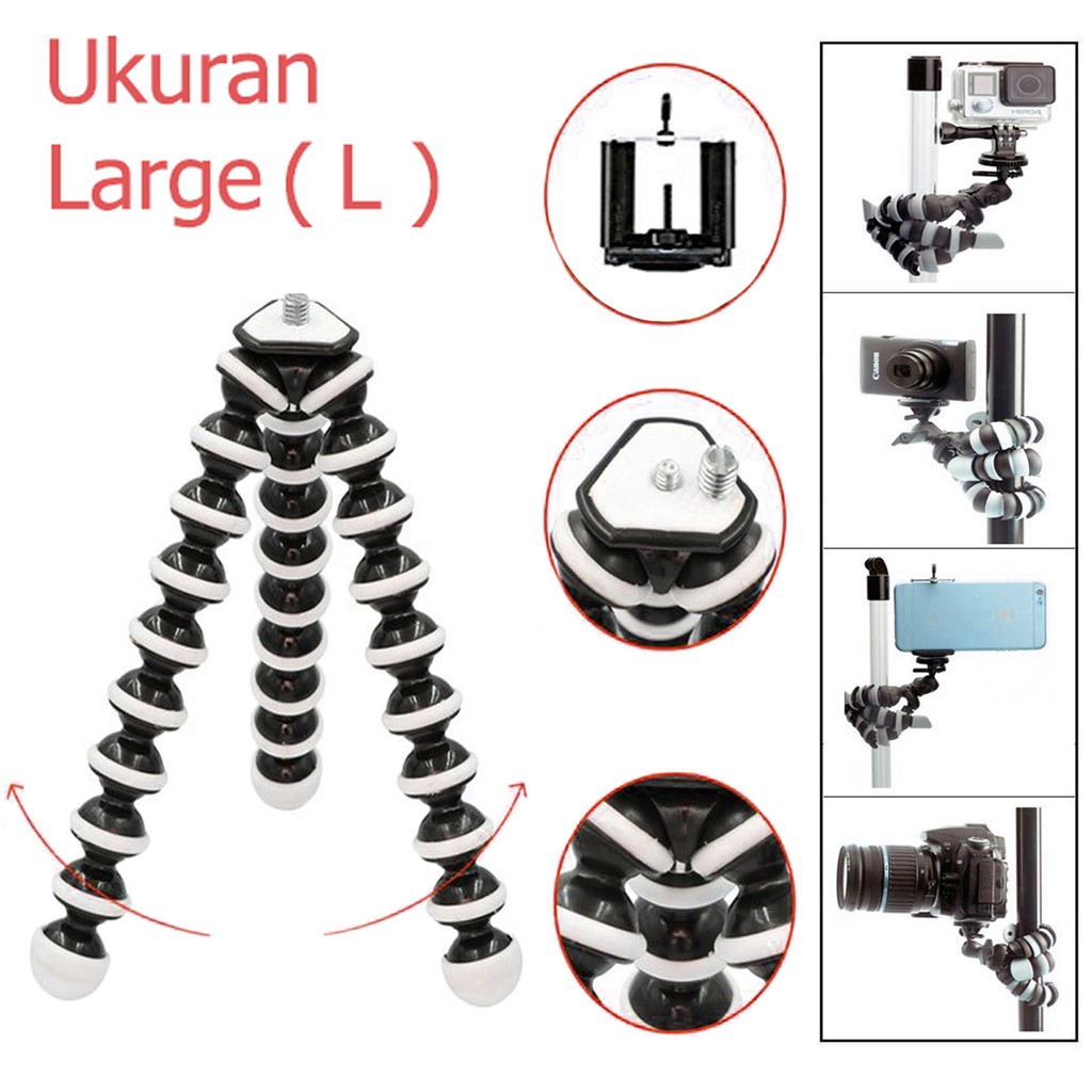 TRIPOD GURITA GORILLA POD SIZE LARGE TRIPOD GURITA STAND HOLDER STAND TRIPOD GURITA L TRIPOD