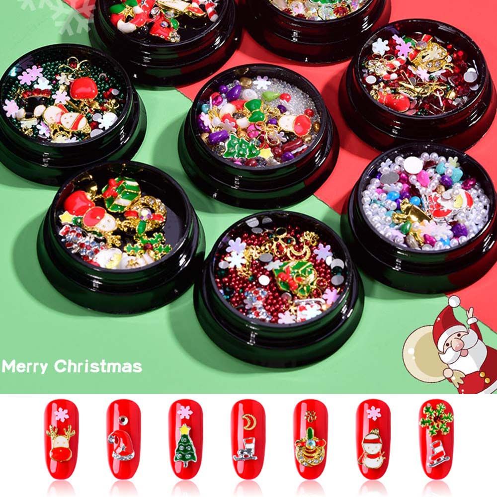 Mxbeauty Hiasan Kuku Diy Tema Natal Untuk Musim Dingin