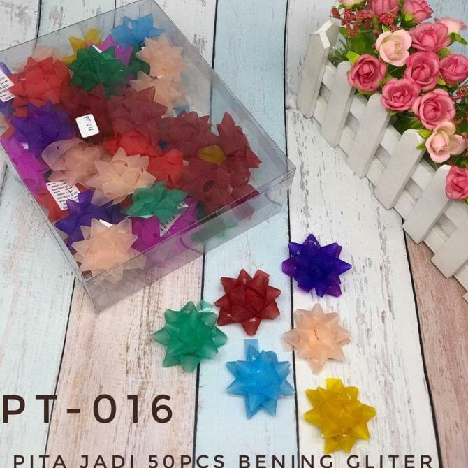 

Sale!!! Pita Jadi Bening Glitter Box Isi 50 Pcs - Paling Diminati