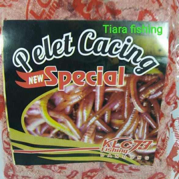 {Original} PELET CACING SPESIAL UMPAN PANCING KLC73 UMPAN MANCING IKAN MAS terbaru