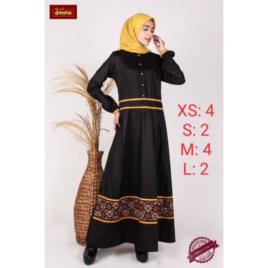 ABAYA DANNIS BORDIR XS~XL