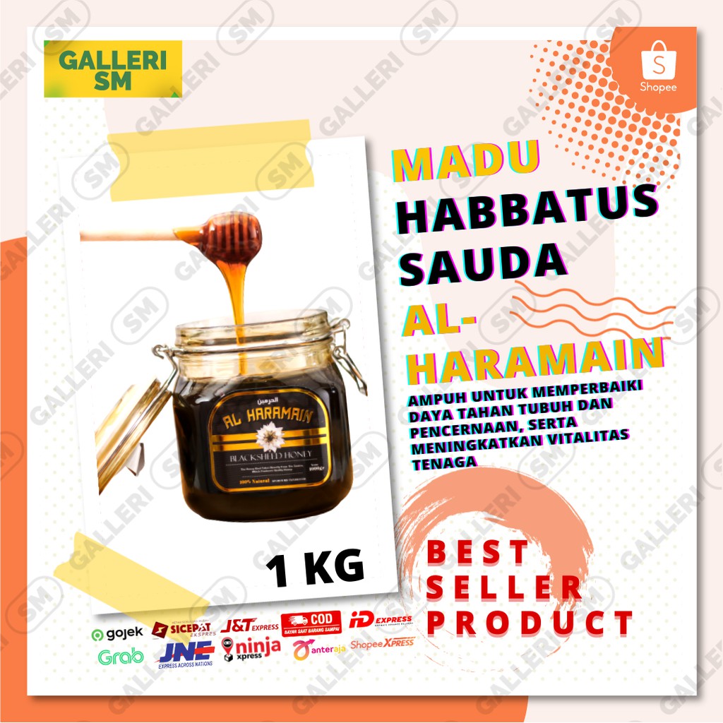 

Madu Habbatussauda AL-HARAMAIN 1Kg Pure Blackseed Honey ORIGINAL