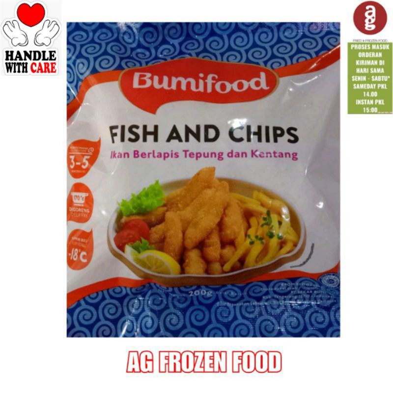 

Bumifood Fish & Chips 200 Gram