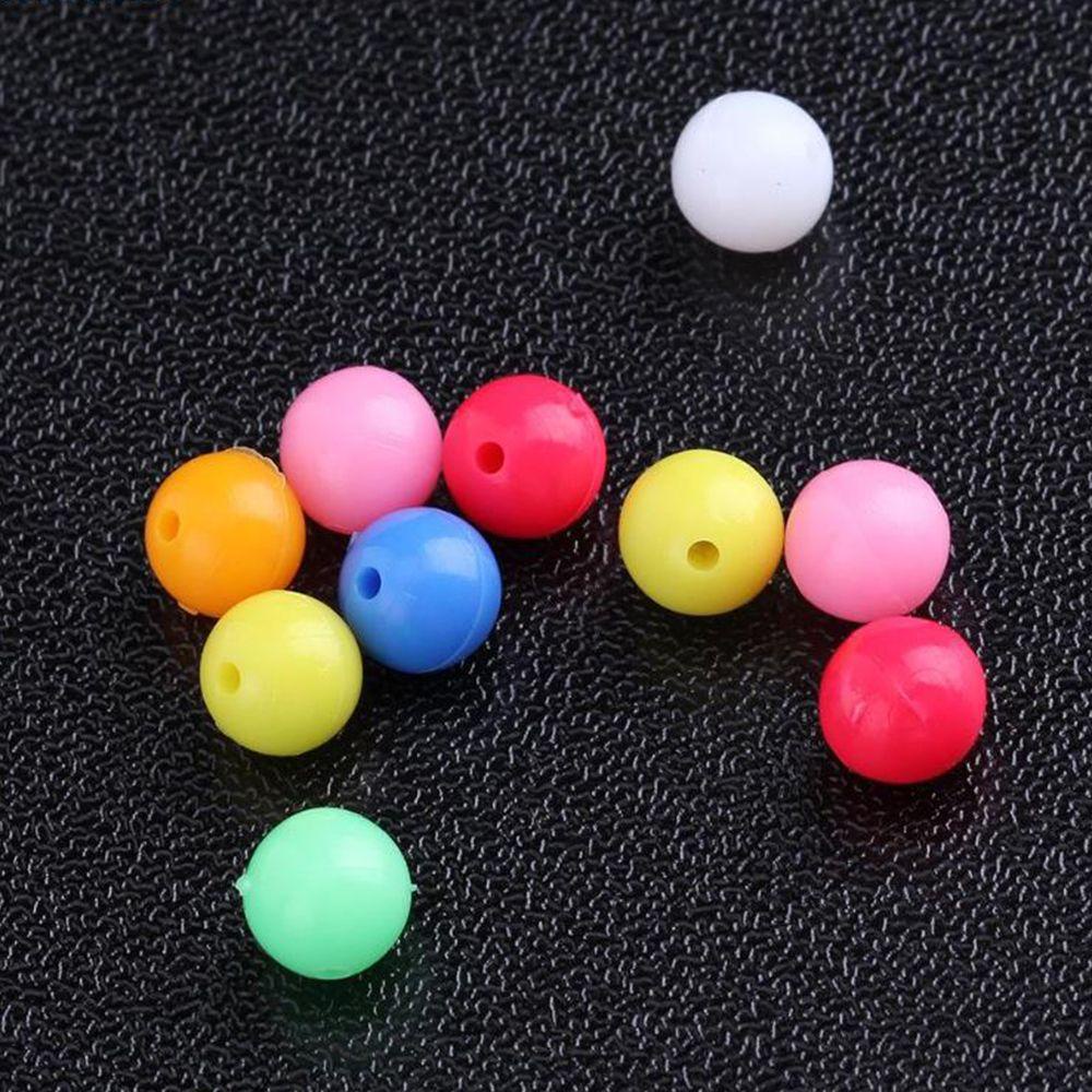 WONDER 100pcs Manik-Manik Silang Pancing Baru Sumbat Bulat Double Mutiara