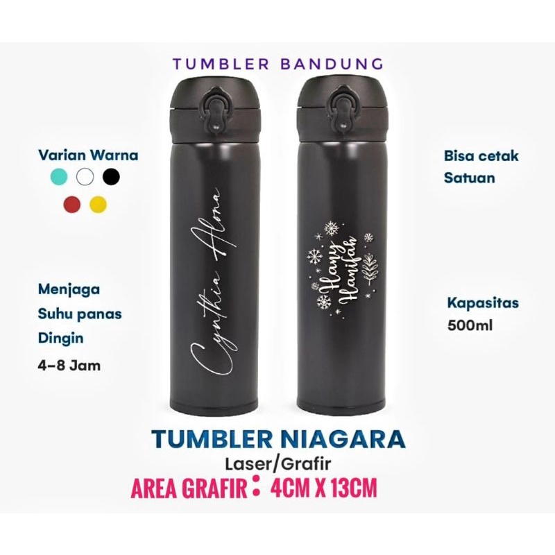 Etalase tumbler custom sablon/grafir/laser UV/sablon payung bandung jakarta bekasi banten tanggrang 
