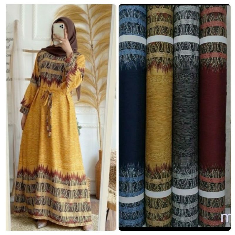 Kain Maxmara Lux Nagita Motif Harga Per 0 5m Shopee Indonesia