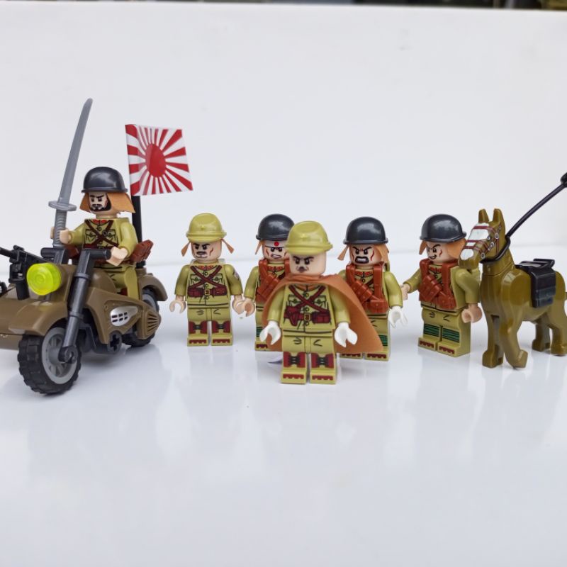 Lego WW2 Jepang Minifigure Japan