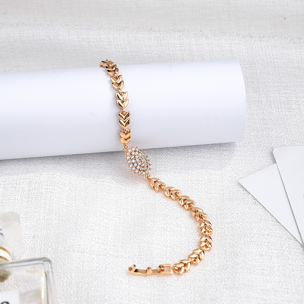 gelang rose gold gelang perempuan gelang model terbaru gelang wanita terbaru D236