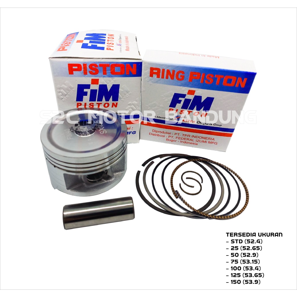 PISTON KIT KARISMA SUPRA X 125 FIM40 PIN 13-2