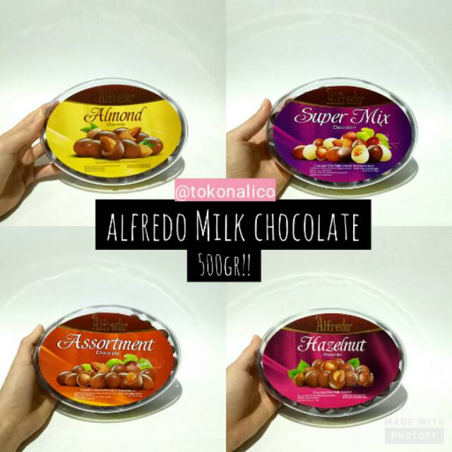 

ALFREDO COKLAT OVAL 450GR KACANG/KISMIS/ASSORTED