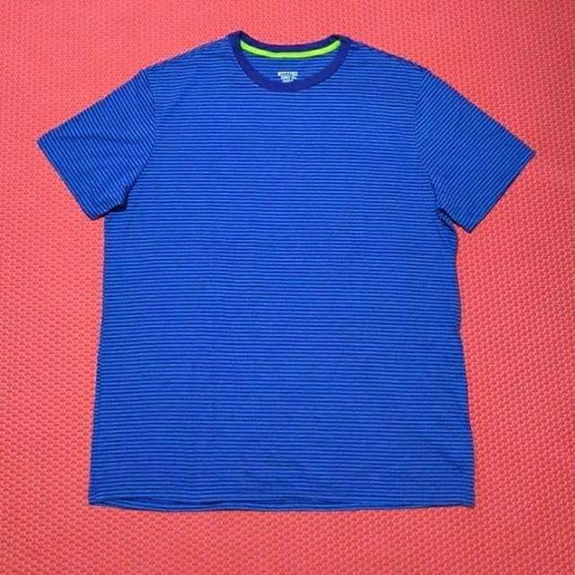 Kaos salur biru original mossimo