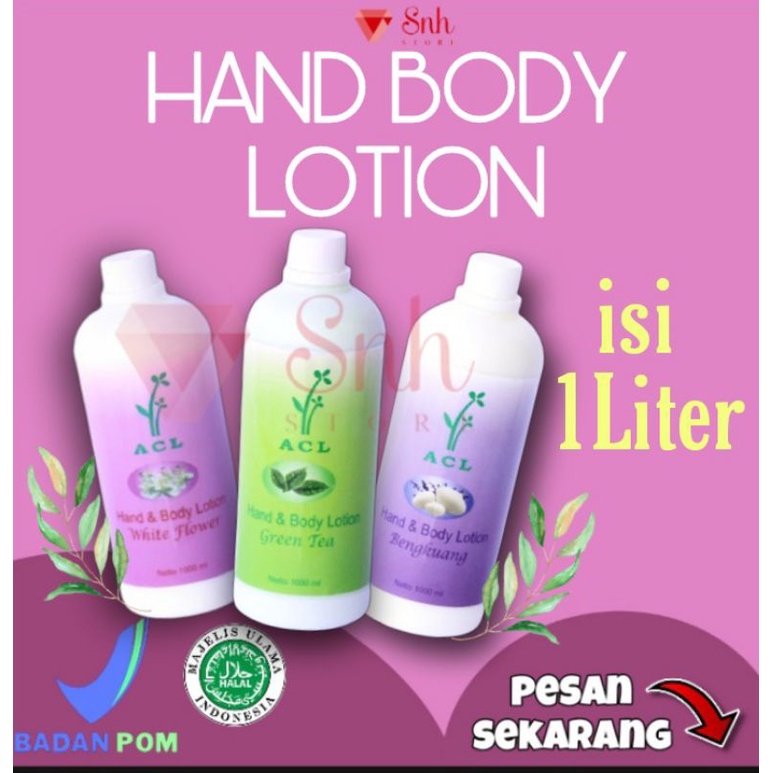 Hand Body Lotion 1L/HandBody murah/body lotion/lotion kiloan/Hand Body pemutih bpom/Scarleet hand body lotion/body lotion murah/handbody kiloan/lotion dosting bpom/body lotion pemutih badan/hb lotion pemutih/hb dosting pemutih badan bpom super whitening