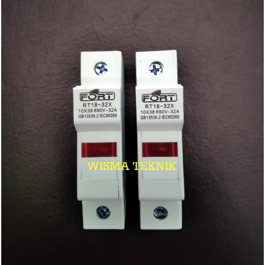 DIN RAIL FUSE HOLDER RUMAH FUSE FORT RT1832 Shopee Indonesia