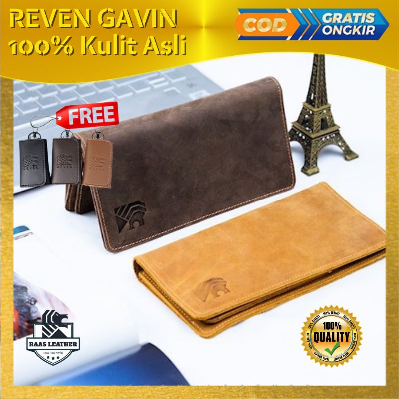 Dompet Panjang Pria Kulit Asli Dompet Lipat Panjang Pria Kulit Premium Original murah