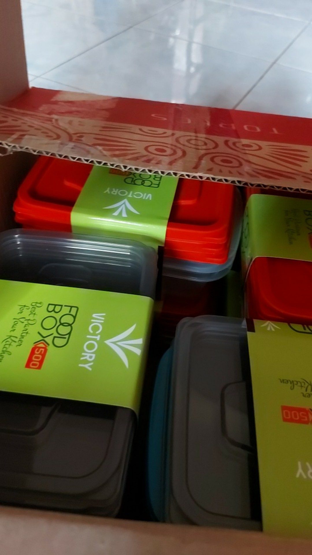 Kotak Makan 500ml Victory Food Box - Paket Hemat