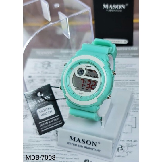 Jam Tangan Anak Pria Wanita Remaja Mason Original 7008 Tahan Air