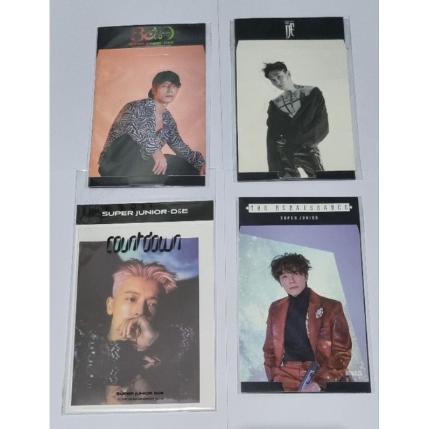 SUPER JUNIOR DONGHAE EUNHYUK HOLOGRAM PC STANDEE OFFICIAL PRELOVED