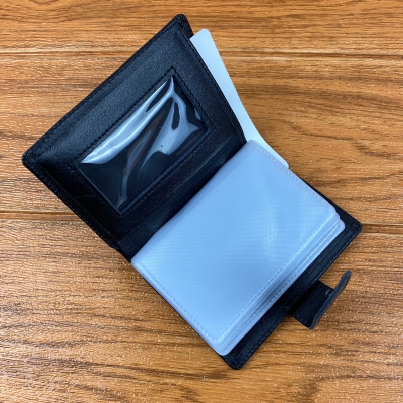 DOMPET PRIA CARD HOLDER KULIT ASLI DOMPET PRIA KULIT ASLI DOMPET KARTU LEATHER DOMPET LIPAT KARTU DOMPET KARTU MODEL KANCING