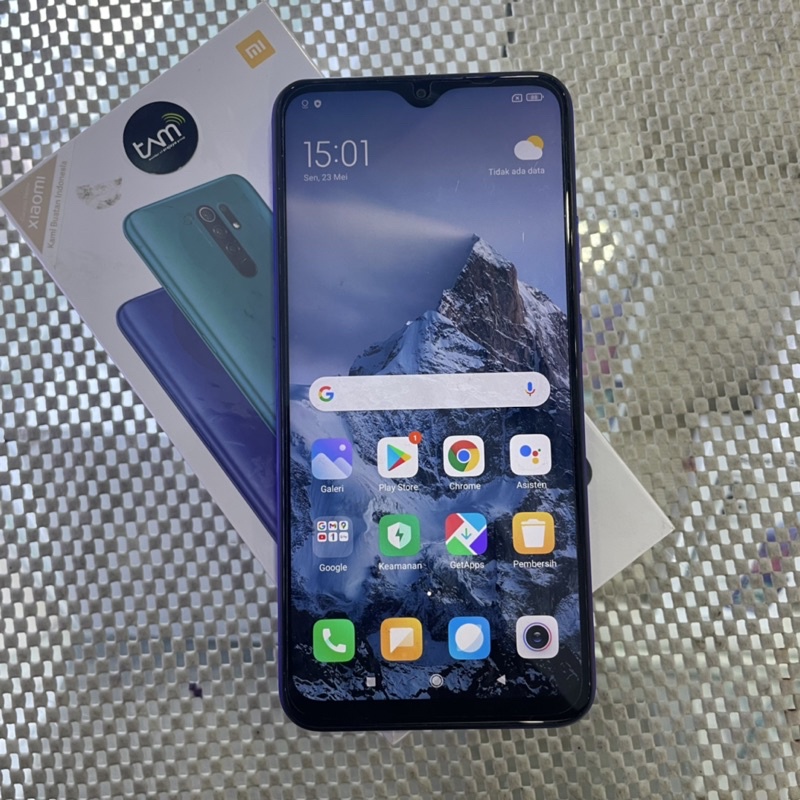 redmi 9 ram 3/32 gb second bekas pakai mulus terawat