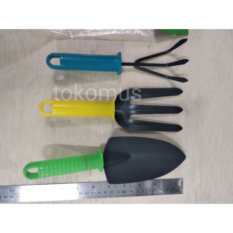 Garden Tool 3 Pcs/Alat Kebun Sekop Mini Garpu Set 3 Pcs-KOALA