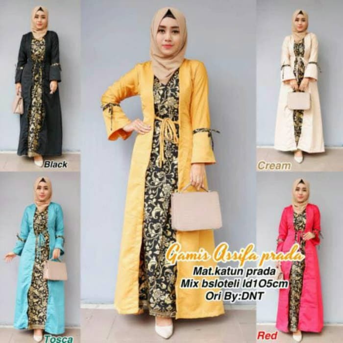 GAMIS BATIK PEKALONGAN /GAMIS BATIK ASSIFA PRADA BUSUI TERLARIS
