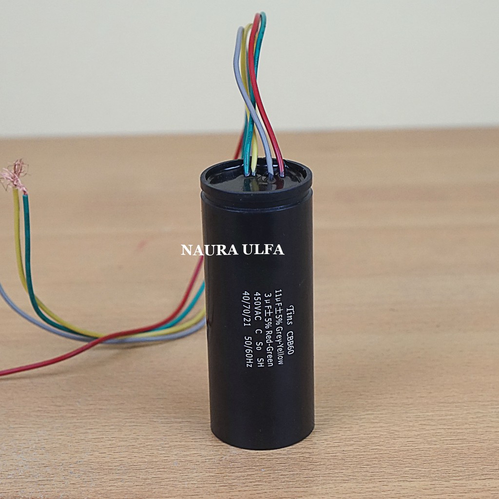 [BAYAR DITEMPAT] KAPASITOR MESIN CUCI 11 - 3 MIKRO CAPASITOR MESIN CUCI SHARP 11 + 3 MICRO