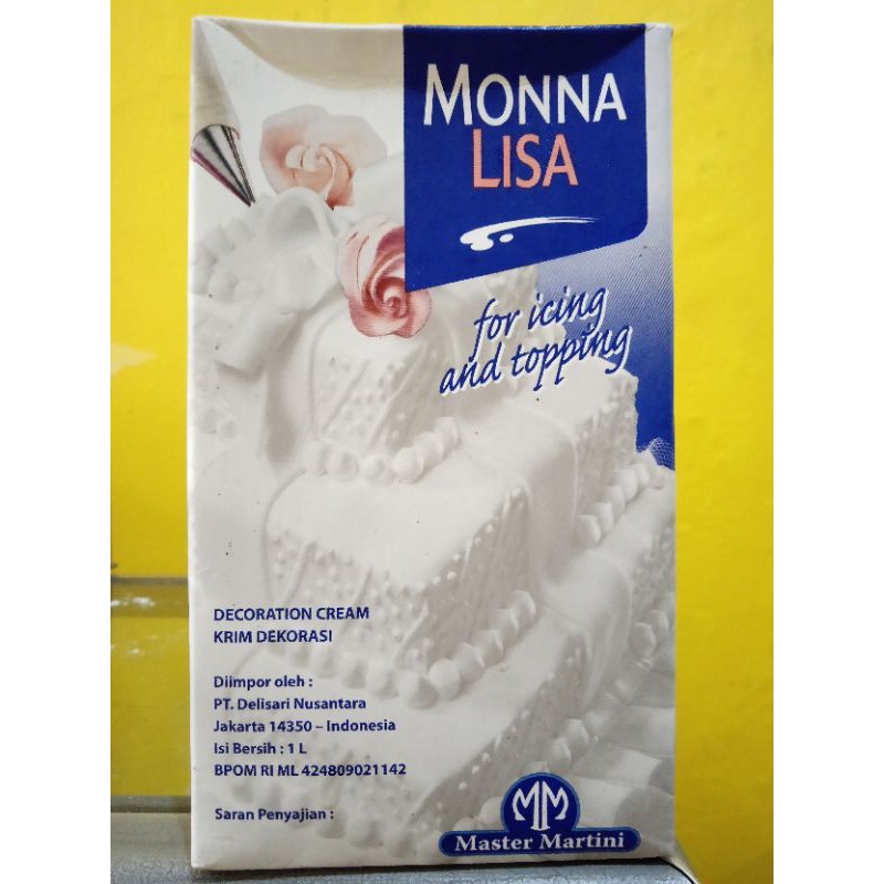 

Whipping Cream Monnalisa - 1lt