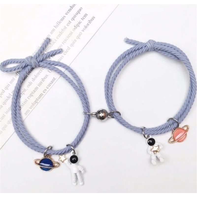 gelang magnet couple astronot