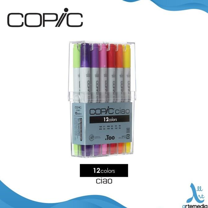 

[[COD]] Marker Copic Ciao 12 Basic Color Set TERPERCAYA Kode 304