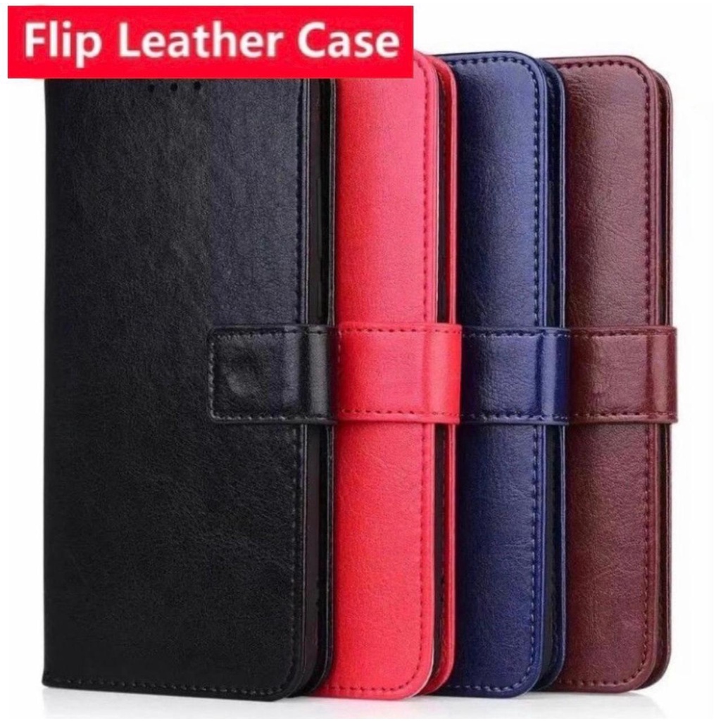 VIVO Y21 Y21S Flip Cover Wallet Leather Case Dompet Kulit buku casing hp