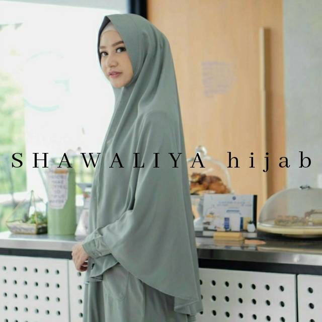  Jilbab Instan Najma 1 Slup Praktis Model Salwa Sherin 