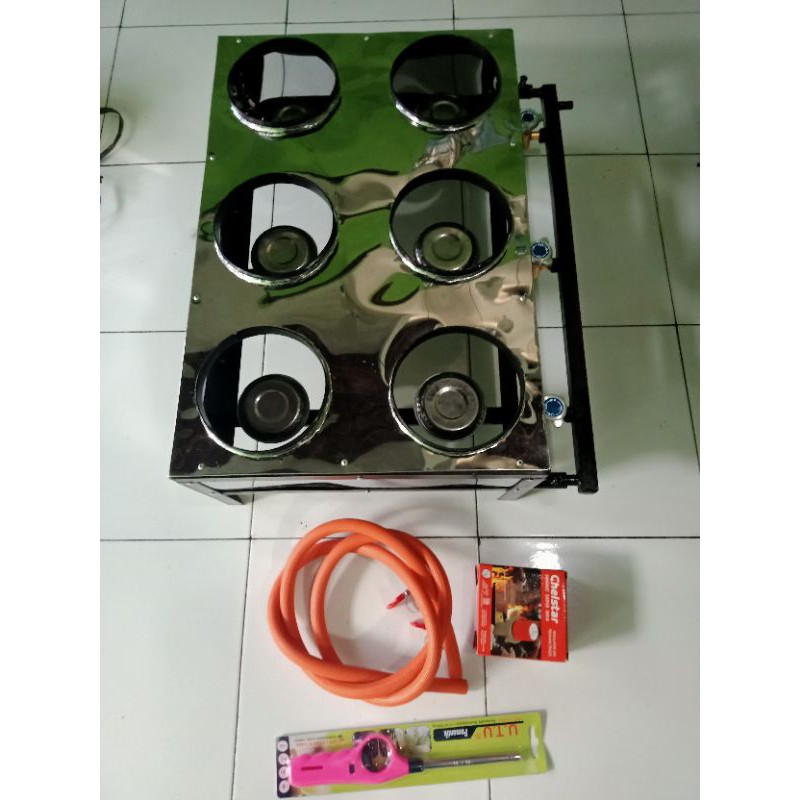 Kompor Serabi solo Martabak mini 6 Tungku