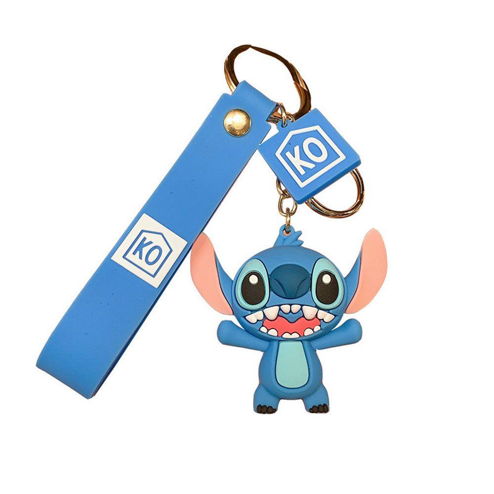 Agustina Stitch Gantungan Kunci Fashion Hadiah Miniatur Stitch Scultures Key Ring