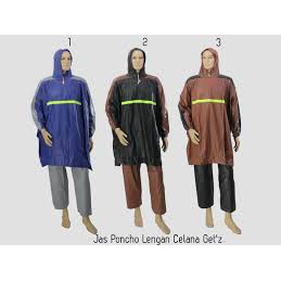 Indoplast Jas Hujan Dewasa Poncho Celana Getz