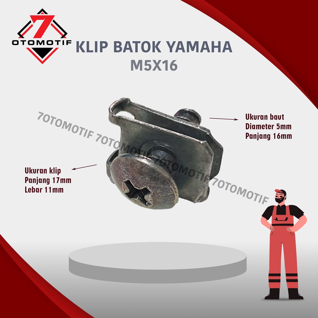 Jual Baut Klip Batok Body Yamaha X Shopee Indonesia