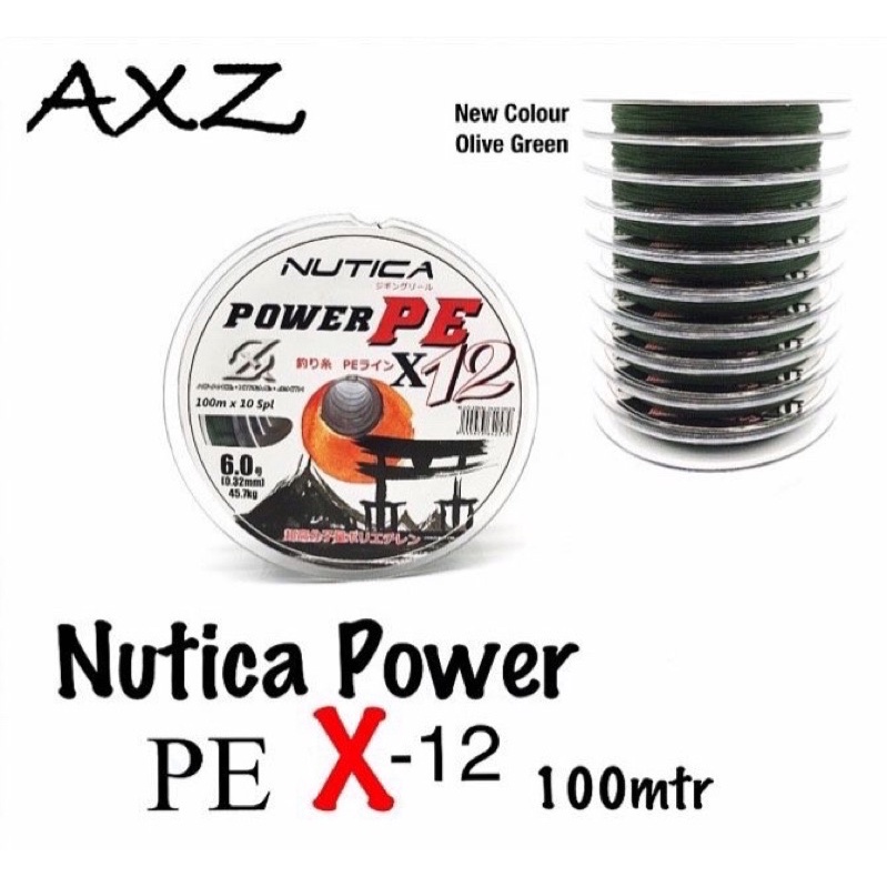 Benang PE | Braided AXZ Nutica Power X12