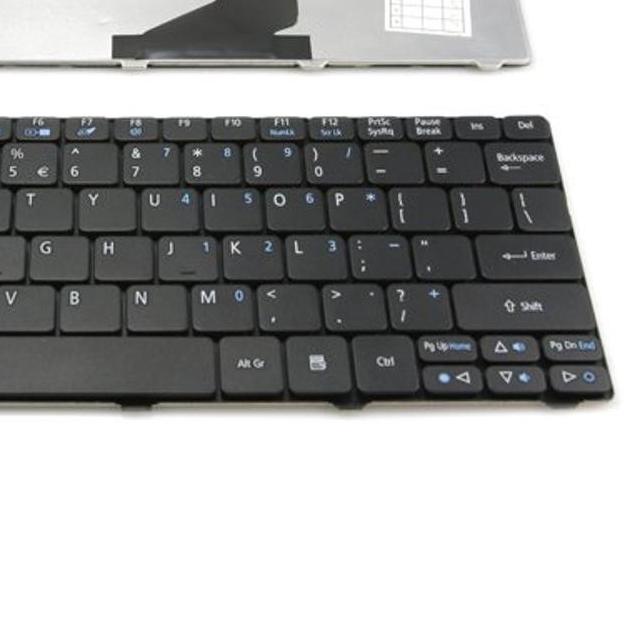 ✳ Keyboard Netbook Acer Aspire one 532 532h D255 D522 D260 D270 Pav70 Nav50 Hitam ♛