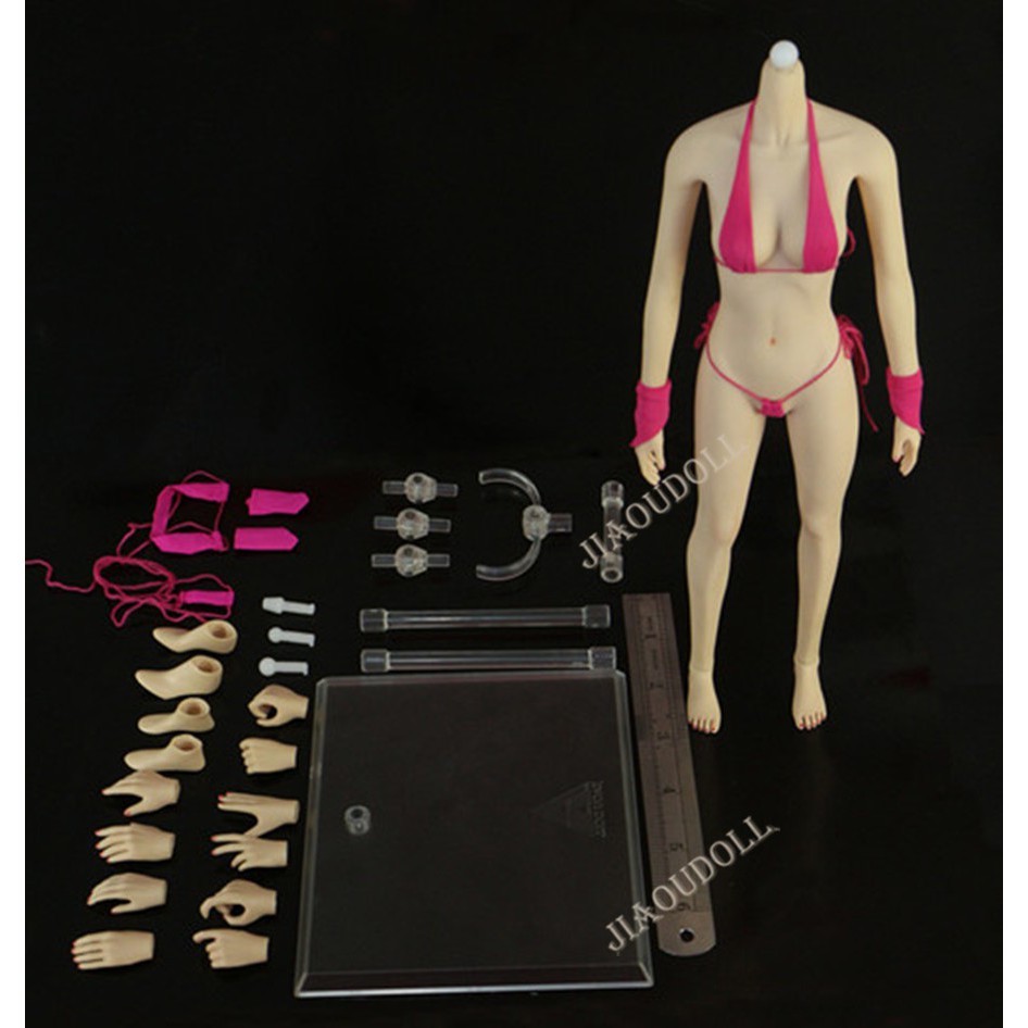 Jiaou doll female seamless body. Bukan hot toys n phicen