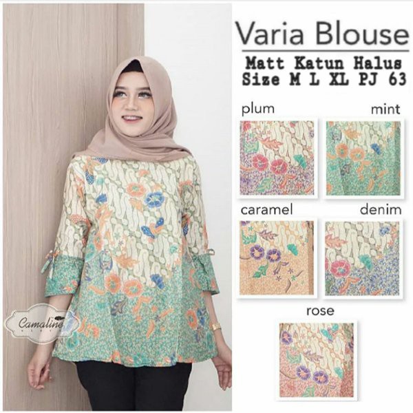 (B) MURAH Blouse Batik bisa untuk seragam guru Sekolah seragam kantor