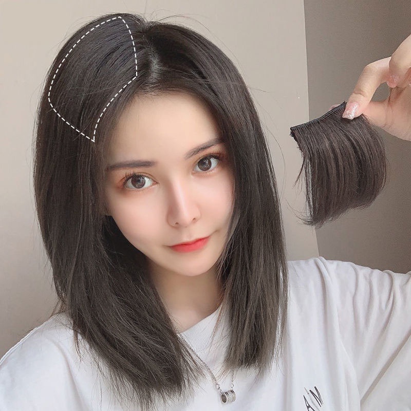 Wig Rambut Palsu Wanita Pemanjang/Halus Dan Tidak Terlihat/Sutra Meningkatkan Volume Rambut/Tidak Ada Jejak Wig Simulasi