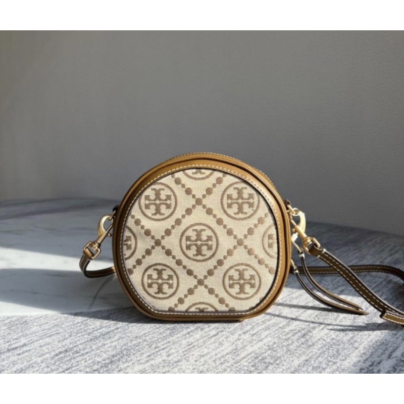 Tory Burch T Monogram Jacquard Moon - Hazelnut (88168)