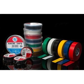 Isolasi Listrik Nachi National Electrical Insulating Tape Warna putih biru merah kuning hijau