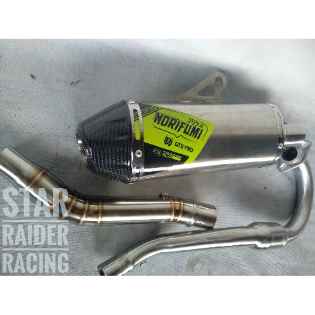 KNALPOT NORIFUMI GTX PRO TERSEDIA BUAT CRF150L KLX BF L S G DTRACKER VIAR 200 KLX TIGER VIXION TRAIL