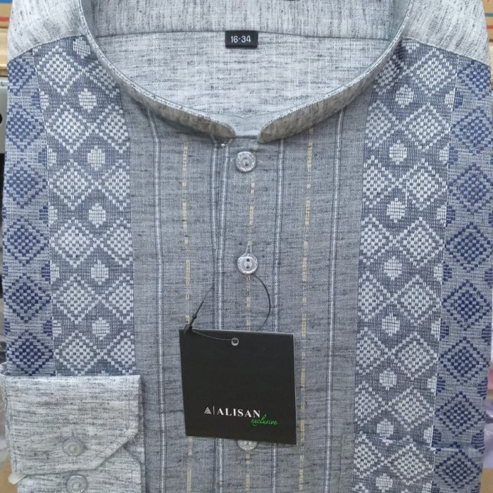 Koko Alisan lengan panjang Doby & Motif