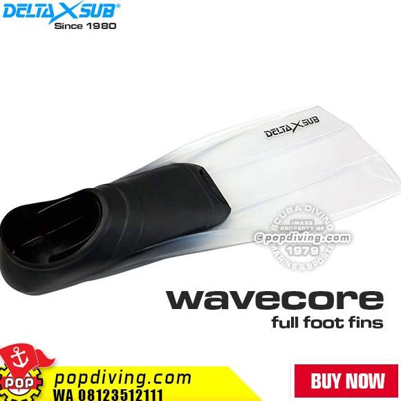 Delta sepatu kaki bebek alat selam fin dakor transparan bening katak