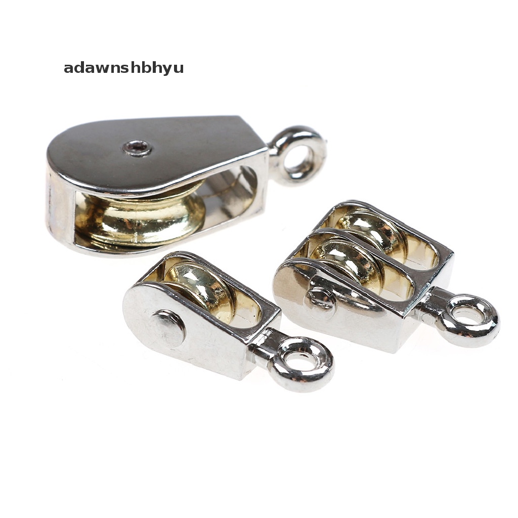 Adawnshbhyu 36 /52/75mm Katrol Metal sheave zinc alloy Katrol mini single/double Untuk diy