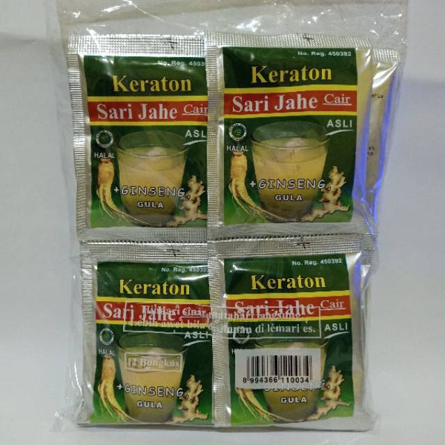 

SARI JAHE CAIR KERATON ISI 12 SACHET