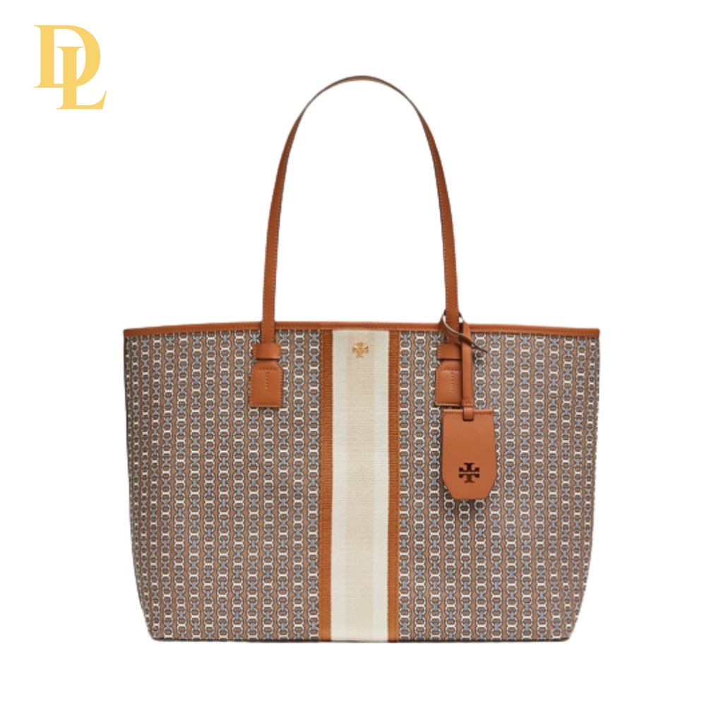 Tory Burch Tote Gemini Link Canvas