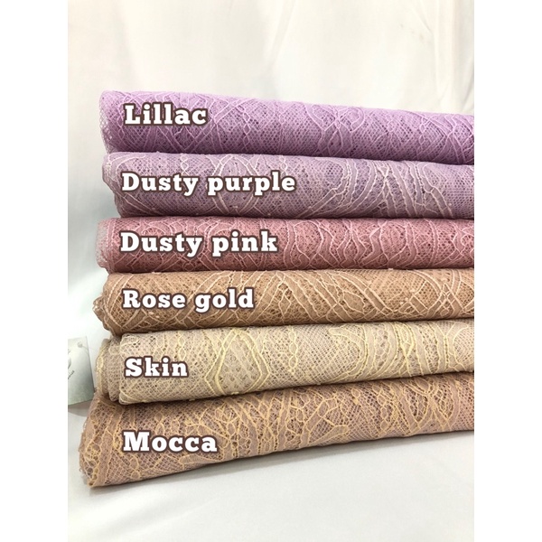 (TERMURAH) KAIN CHANTILY LACE PANEL/ CHANTILY PANEL LACE